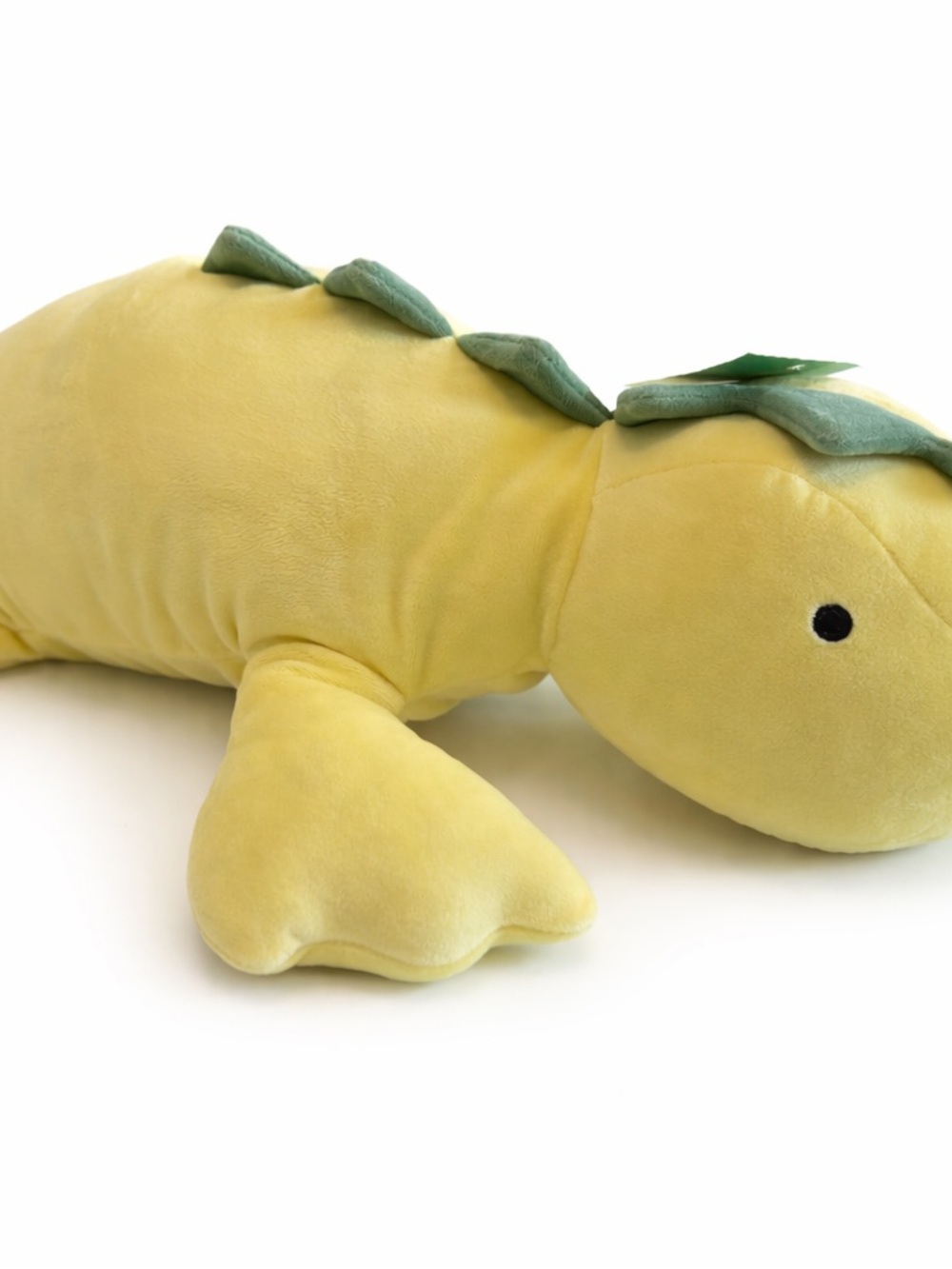 Pillowfort Yellow and Green Weighted Dinosaur Plush - New With Tags - Picture 5 of 6